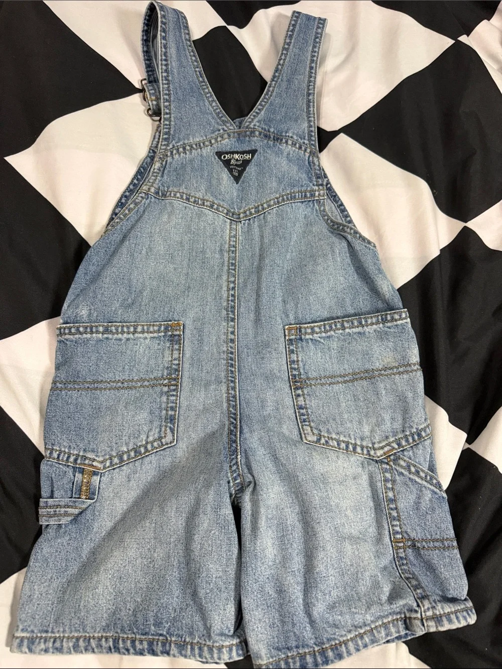 OshKosh B'gosh Light Blue Denim Shortalls